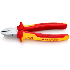 Knipex Seitenschneider 70 06 180 VDE Zijkniptang Met facet 180 mm