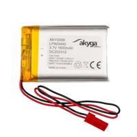 3,7 V 1600 mAh batterij batterij LP903450 lithium-polymeer AKYGA AKY0099 Li-Po accu PCM JST 2-polige aansluiting 2,54 15 cm