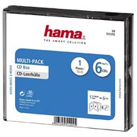Hama CD-hoes (voor 6 CDS/DVDS/Blu-rays, multipack, 6-in-1, CD-beschermhoes) zwart