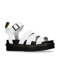Dr. Martens Blaire White leren plateau sandalen wit