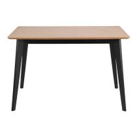 by fonQ basic Crow Eettafel - 120 x 80 cm - Zwart