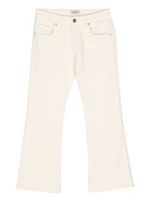 Pinko Kids pantalon droit à coupe cinq poches - Tons neutres