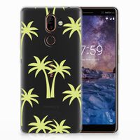 Nokia 7 Plus TPU Case Palmtrees - thumbnail