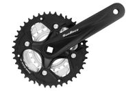 SunRace FCM500 Crankstel 175mm 7/8V - Zwart