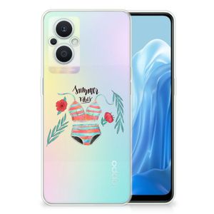 OPPO Reno8 Lite Telefoonhoesje met Naam Boho Summer