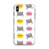 Meow: iPhone X Tough Case