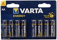 Varta BV-8 AA - niet-oplaadbare batterijen (alkaline, cylindrical, AA, blauw, geel)