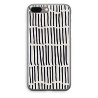 Moroccan stripes: iPhone 8 Plus Transparant Hoesje - thumbnail