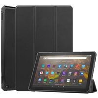 Tri-Fold Series Amazon Fire HD 10 (2021) Smart Folio Case - Zwart