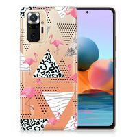 Xiaomi Redmi Note 10 Pro TPU Hoesje Flamingo Triangle - thumbnail