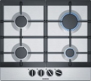 Siemens EC6A5PC90N kookplaat Roestvrijstaal Ingebouwd Gaskookplaat 4 zone(s)