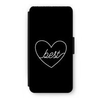 Best heart black: iPhone 7 Flip Hoesje - thumbnail