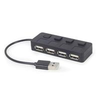 GEMBIRD USB-hub UHB-U2P4-05 Zwart