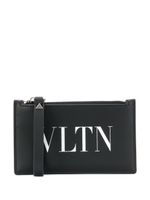 Valentino Garavani porte-cartes à logo imprimé - Noir