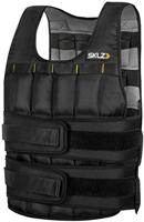 SKLZ Unisex, volwassenen, gewicht vest, Pro. Verstelbaar gewicht trainingsvest, zwart-grijs, één maat