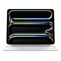 iPad Magic Keyboard-hoes voor de 13 inch iPad Pro (M4), comfortabel typen, ingebouwde trackpad, rij functietoetsen, Zwitsers - Wit ​​​​​​​