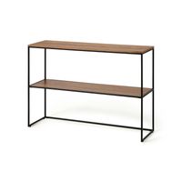 Kave Home Sidetable Yoana Walnoot en metaal, 120cm - - thumbnail