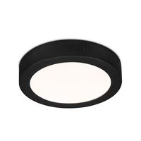 Light depot - LED plafondlamp Ska 22 rond - zwart - Outlet