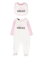 Versace Kids trousseau de naissance à logo imprimé - Blanc - thumbnail