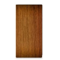 Samsung Galaxy S23 Ultra Book Wallet Case Donker Hout - thumbnail