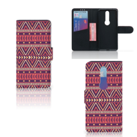 Nokia 4.2 Telefoon Hoesje Aztec Paars