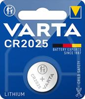 Varta Batterij knoopcel CR2025 3V 157mAh Lithium 1 stuk