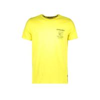 Cars T-shirt Ontario met printopdruk neon geel