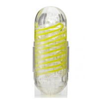 Tenga TEN150-SHELL masturbator voor mannen Groen, Transparant Kunststof, Silicone - thumbnail