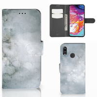 Hoesje Samsung Galaxy A70 Painting Grey