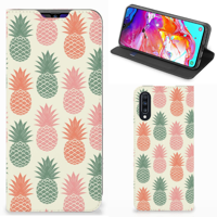 Samsung Galaxy A70 Flip Style Cover Ananas
