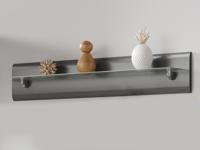 Wandplank HERCULE 120 cm antraciet/appenzeller