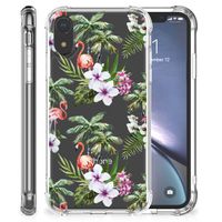 Apple iPhone Xr Case Anti-shock Flamingo Palms - thumbnail