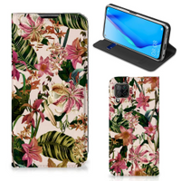 Huawei P40 Lite Smart Cover Flowers