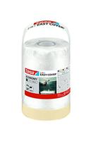 tesa Easy Cover UNIVERSAL Afdekfolie - 2-in-1 Schildersfolie met Afplakband voor Makkelijk Afdekken en Afplakken - 33 m x 55 cm,transparent