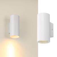 SLV ASTO TUBE | wandlamp, opbouwlamp, binnenverlichting voor woonkamer, slaapkamer, keuken, hal kinderkamer | aluminium, cilindrisch, max. 1x10W, wit
