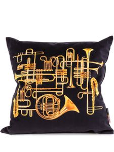 Seletti coussin Trumpets en plumes - Noir