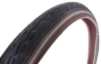 Deli Tire Tire Buitenband Tire 20 x 1.75" / 47-406 zwart/bruin met reflectie - thumbnail