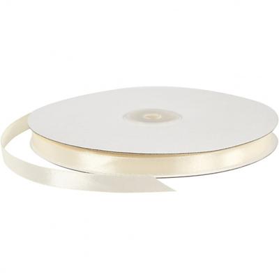 Creotime Satijn lint 10 mm x 100 m off white Creotime Satijn lint 10 mm x 100 m off white