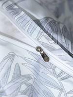 HDCFHD Beddengoedset met bladprint zonder vulling (kleur: meerkleurig, maat: 203 x 228)