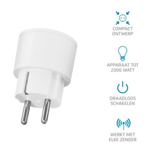 KlikAanKlikUit ACC-2300 smart plug 2300 W Wit