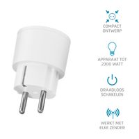 KlikAanKlikUit ACC-2300 smart plug 2300 W Wit - thumbnail