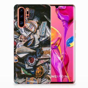 Huawei P30 Pro Siliconen Hoesje met foto Badges