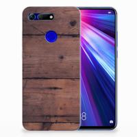 Honor View 20 Bumper Hoesje Old Wood