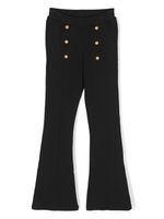 Balmain Kids pantalon ample à boutons décoratifs - Noir