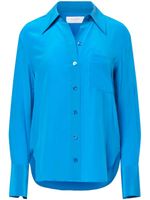 Equipment chemise Quinn en soie - Bleu - thumbnail