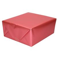 2x Verjaardag Kadopapier Unikleur Fuchsia Roze 150 X 70 Cm Met Luxe Zijdeglans Afwerking - Cadeaupapier