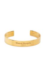 Maison Margiela bracelet à logo gravé - Or - thumbnail