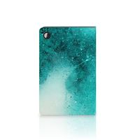 Hoes Samsung Galaxy Tab A8 2021/2022 Painting Blue