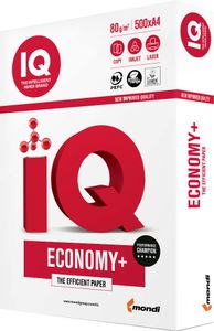 IQ Economy+ printpapier ft A4, 80 g, pak van 500 vel