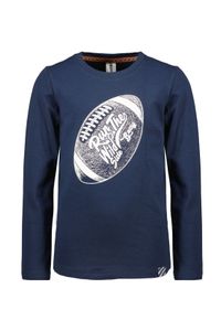 B.Nosy Jongens shirt - Ezra - Navy blauw